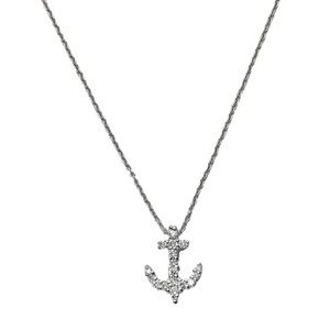 Roberto Coin diamond anchor necklace